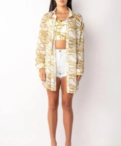 LINK UP SLEEVELESS CROPPED SATIN COWL NECK TANK -AKIRA pant-shop link up sleeveless cropped satin cowl neck tank white multi 10 10