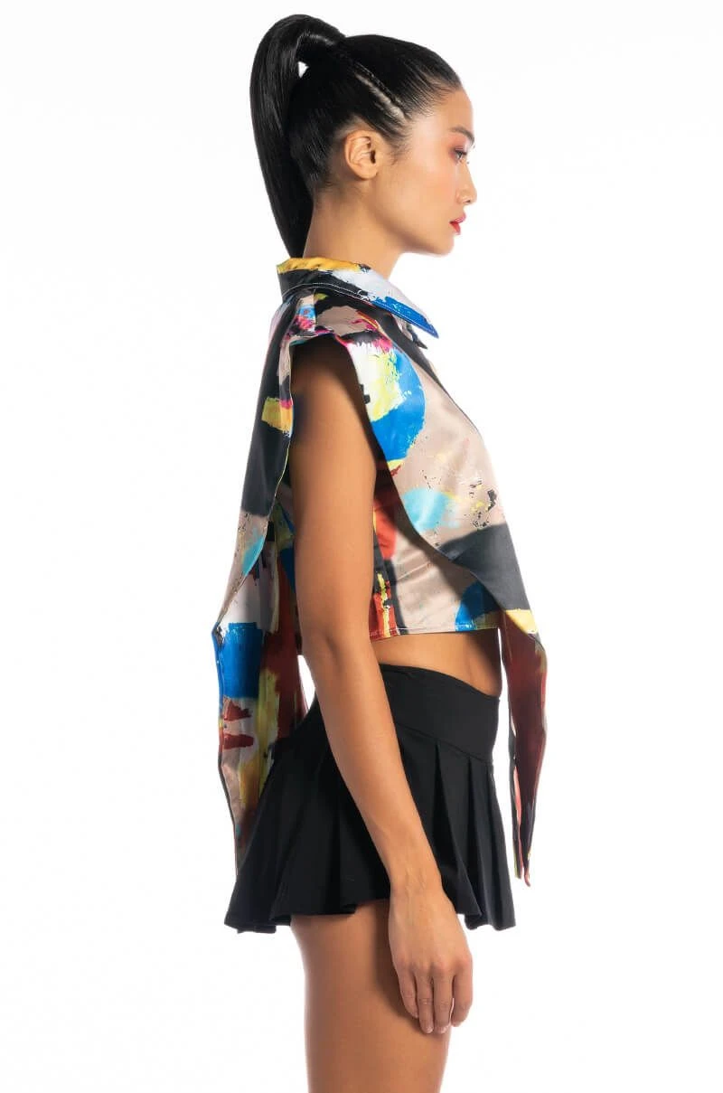 LIVIN IT UP BUTTON DOWN BLOUSE 8 LIVIN IT UP BUTTON DOWN BLOUSE - Image 6