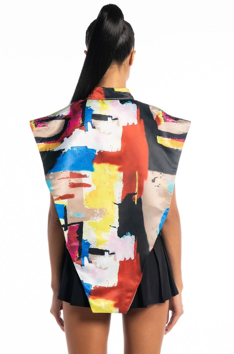 LIVIN IT UP BUTTON DOWN BLOUSE 9 LIVIN IT UP BUTTON DOWN BLOUSE - Image 7