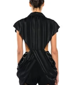 LOVE CRAZY CUT OUT BLOUSE 11 LOVE CRAZY CUT OUT BLOUSE -AKIRA pant-shop love crazy cut out blouse black 5 5 c1