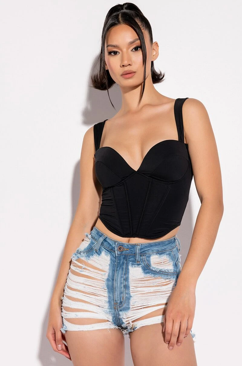 LOVE YOU TO PIECES DENIM SHORT - Image 4