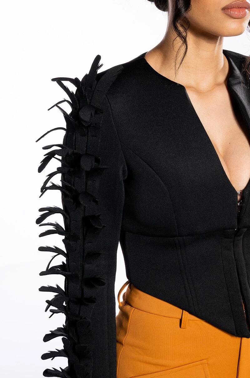 LOVELESS SCUBA CORSET BLOUSE 9 LOVELESS SCUBA CORSET BLOUSE - Image 7