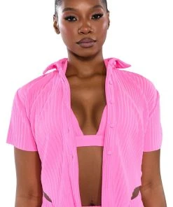 LUCY SHORT SLEEVE BUTTON DOWN