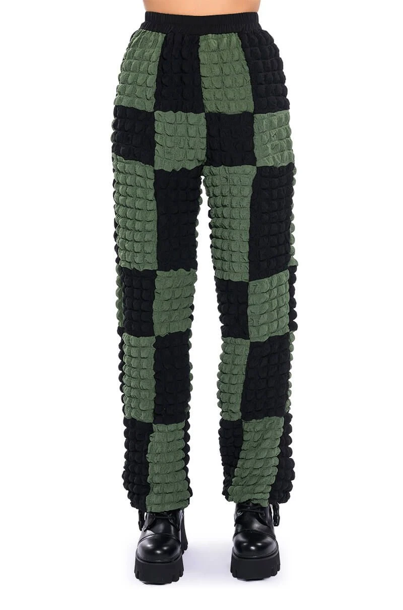 MET YOU IN SAN FRANCISCO COLORBLOCK PUFF WIDE LEG PANT 7 MET YOU IN SAN FRANCISCO COLORBLOCK PUFF WIDE LEG PANT - Image 5