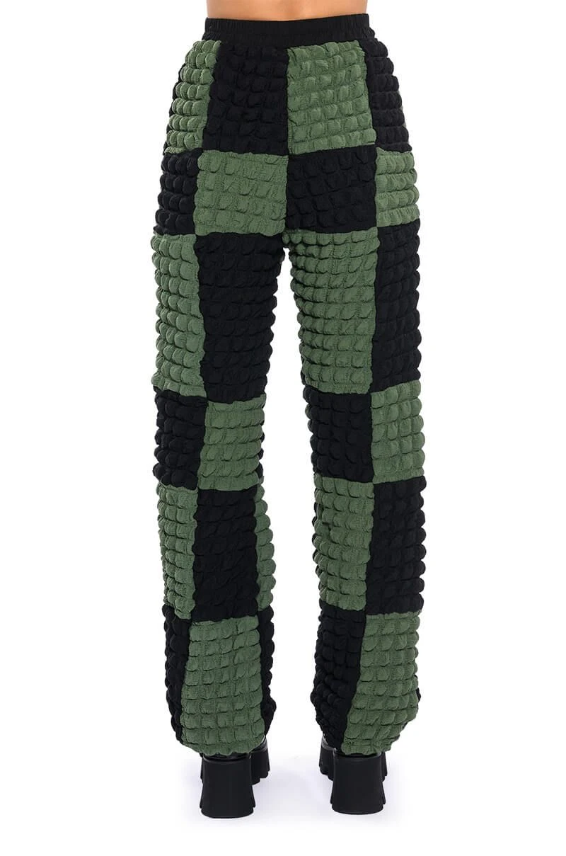 MET YOU IN SAN FRANCISCO COLORBLOCK PUFF WIDE LEG PANT 9 MET YOU IN SAN FRANCISCO COLORBLOCK PUFF WIDE LEG PANT - Image 7