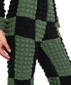 MET YOU IN SAN FRANCISCO COLORBLOCK PUFF WIDE LEG PANT 17 MET YOU IN SAN FRANCISCO COLORBLOCK PUFF WIDE LEG PANT -AKIRA pant-shop met you in san francisco colorblock puff wide leg pant olive 8 8