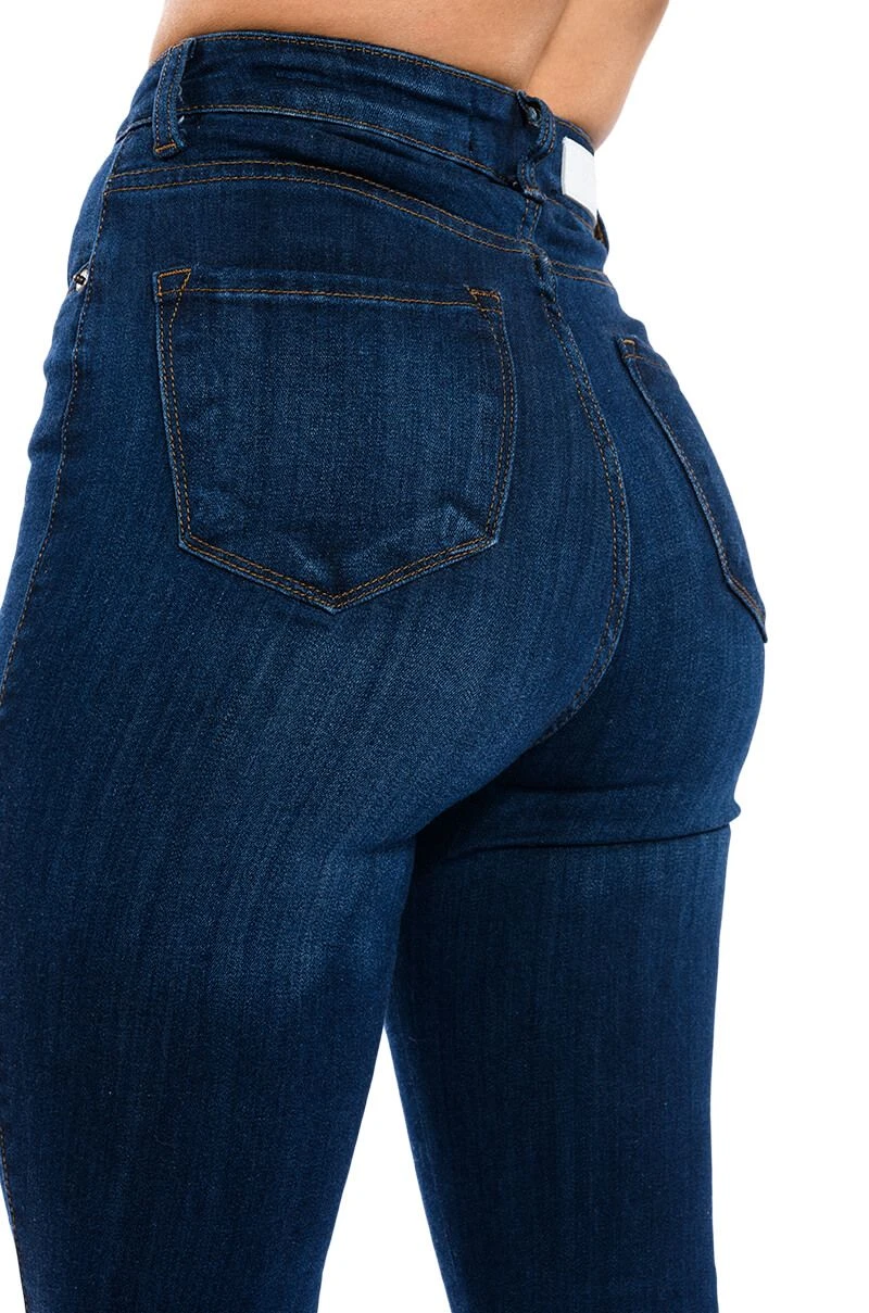 MODEL CALL HIGH RISE STRETCHY SKINNY JEANS - Image 8