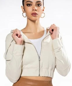 NEW RULES CROPPED HOODIE