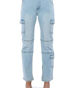 NOT YOUR AVERAGE GIRL DENIM PANTS 10 NOT YOUR AVERAGE GIRL DENIM PANTS -AKIRA pant-shop not your average girl denim pants light blue 3 3