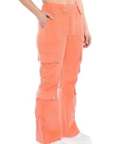 Alternative view of NOTHING BUT TIME CORDUROY CARGO PANT