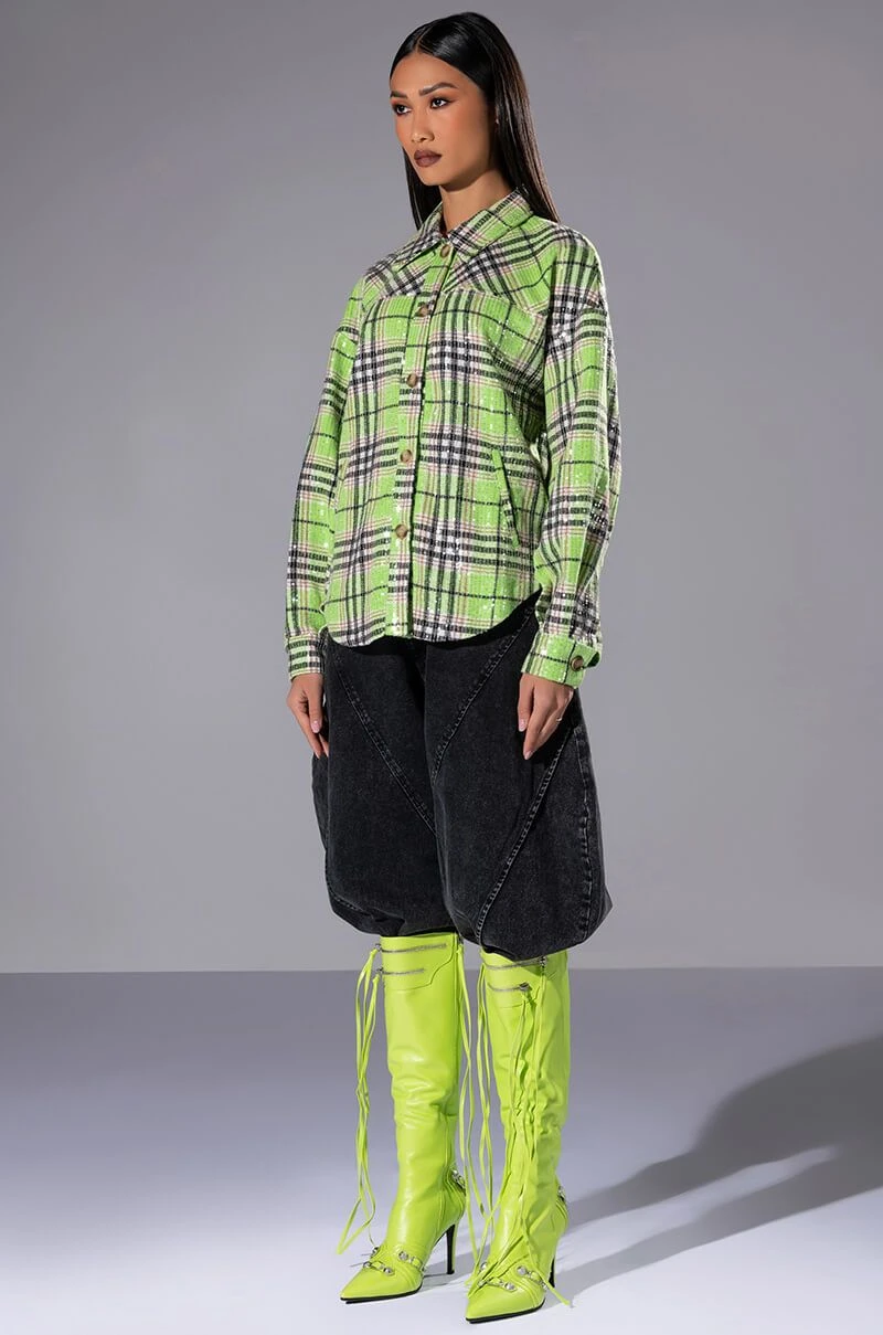 NOW YOU SEE ME SEQUIN SHIRT JACKET - Image 3