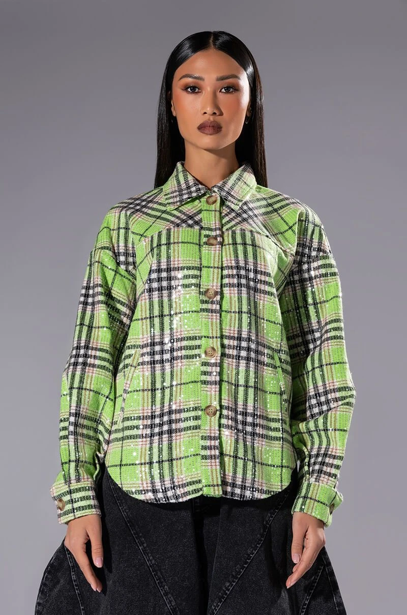 NOW YOU SEE ME SEQUIN SHIRT JACKET - Image 5