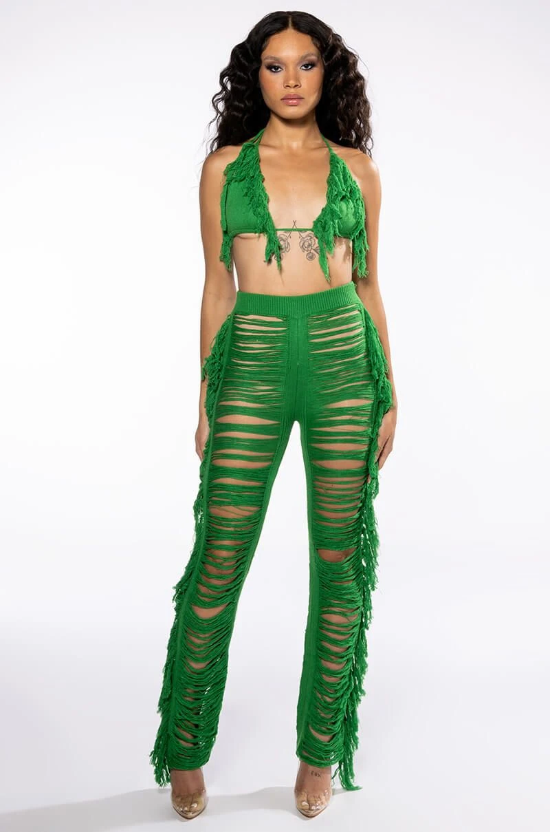 ON THE BORDER KNIT BRALETTE AND PANTS SET 15 ON THE BORDER KNIT BRALETTE AND PANTS SET - Image 13