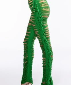 ON THE BORDER KNIT BRALETTE AND PANTS SET 22 ON THE BORDER KNIT BRALETTE AND PANTS SET -AKIRA pant-shop on the border knit bralette and pants set green 8 8