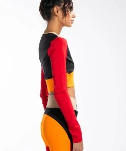 PUMA MULTI COLOR UNITY CROP TOP 12 PUMA MULTI COLOR UNITY CROP TOP -AKIRA pant-shop puma multi color unity crop top red multi 4 4
