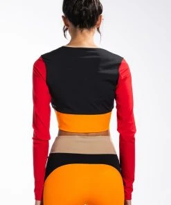 PUMA MULTI COLOR UNITY CROP TOP 13 PUMA MULTI COLOR UNITY CROP TOP -AKIRA pant-shop puma multi color unity crop top red multi 5 5