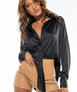 READY FOR ANY OCCASION SATIN SHIRT