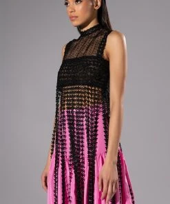 RIVER LACE FRINGED SLEEVELESS TOP