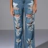 ROCK N' ROLL DESTROYED RELAXED JEANS