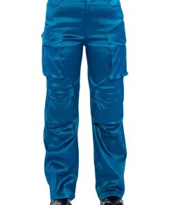 RUN IT UP STRETCH CARGO PANTS 14 RUN IT UP STRETCH CARGO PANTS -AKIRA pant-shop run it up stretch cargo pants teal 5 5
