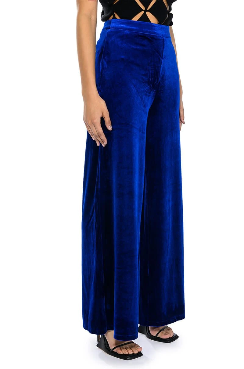 SHOW ME LOVE VELVET WIDE LEG TROUSER - Image 2