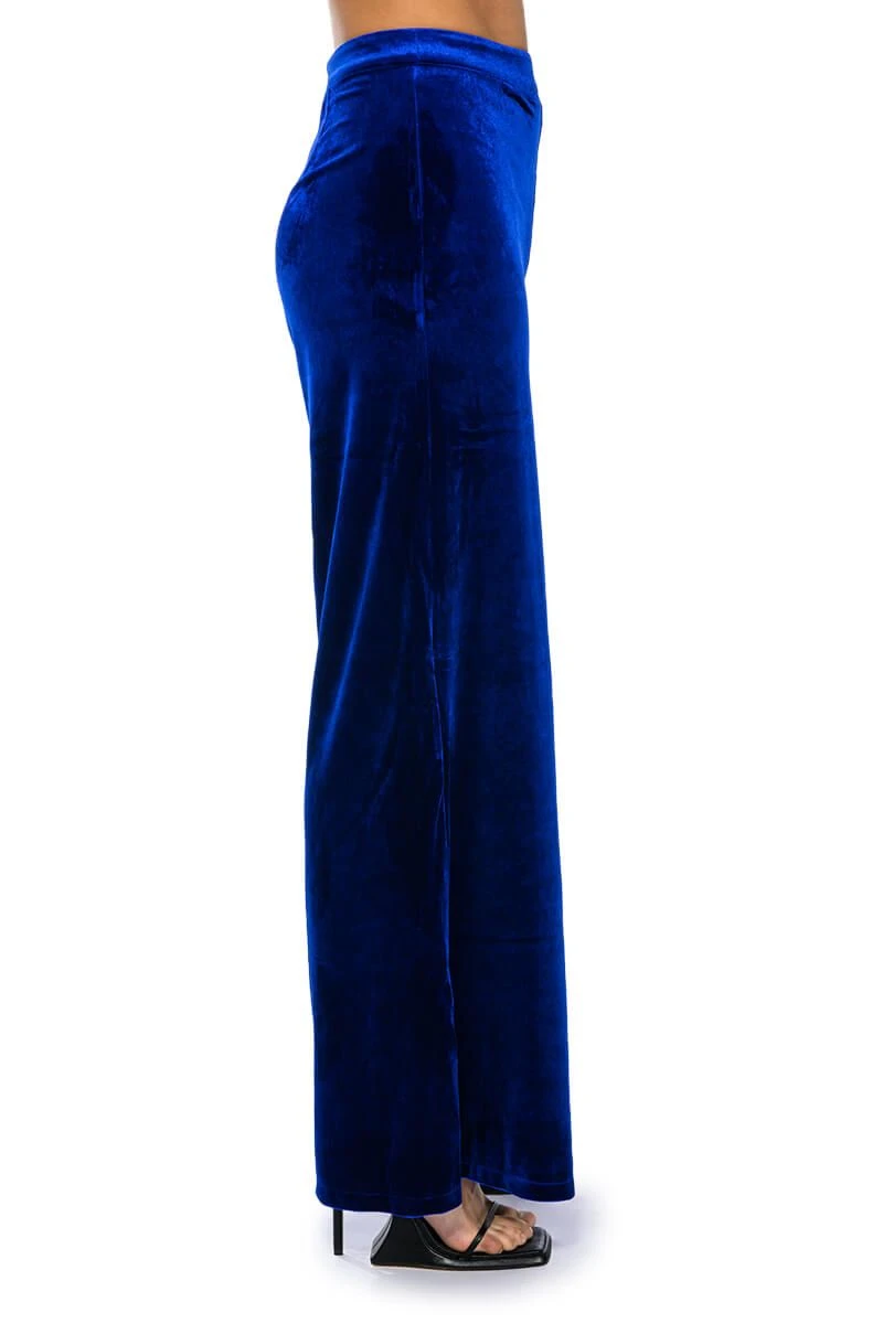 SHOW ME LOVE VELVET WIDE LEG TROUSER - Image 6