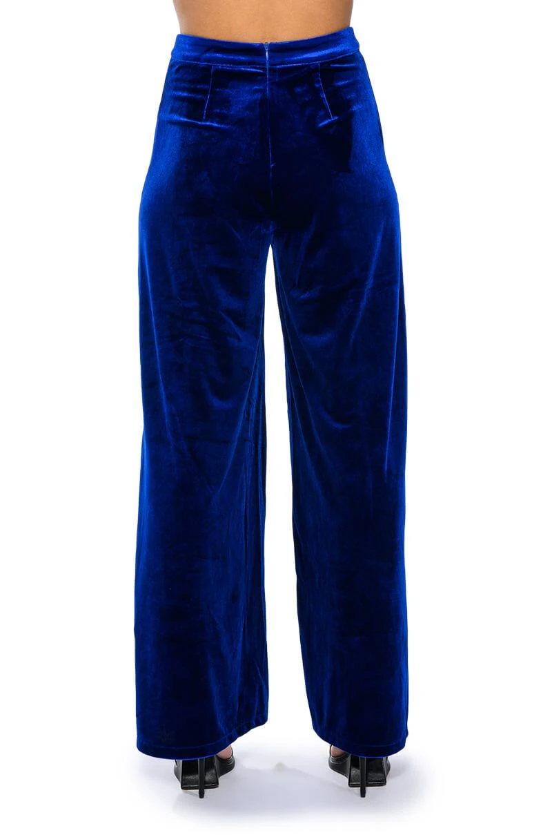 SHOW ME LOVE VELVET WIDE LEG TROUSER - Image 7