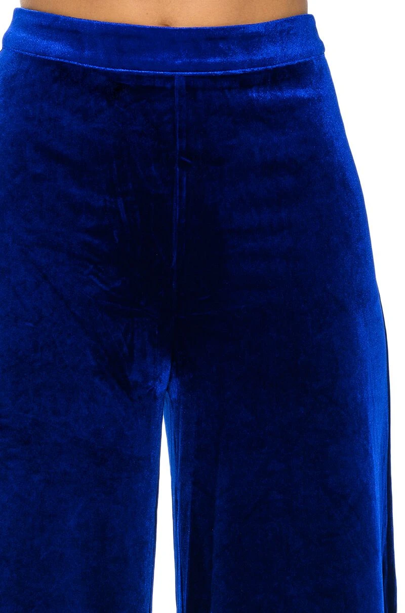 SHOW ME LOVE VELVET WIDE LEG TROUSER - Image 8