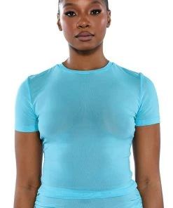 SIMPLE BLISS MESH TOP