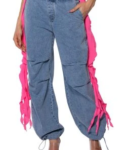 SKATER GIRL DENIM DRAWSTRING PANT