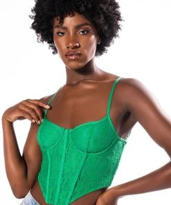 SO SWEET LACE CORSET TOP