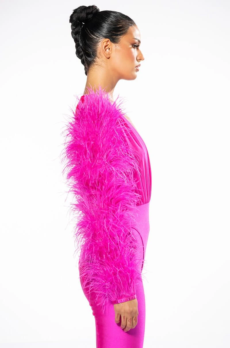 STAR STRETCH STATEMENT SLEEVE BODYSUIT - Image 4