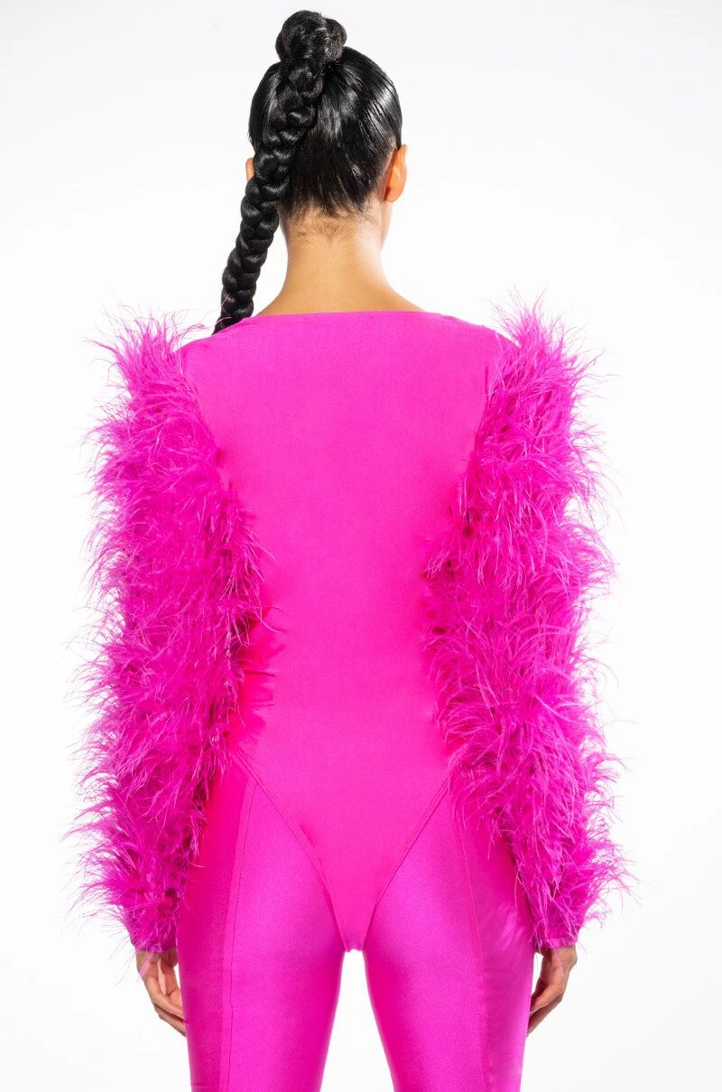 STAR STRETCH STATEMENT SLEEVE BODYSUIT - Image 5