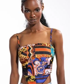 SUMMER LOVE SCARF TIE BACK BLOUSE