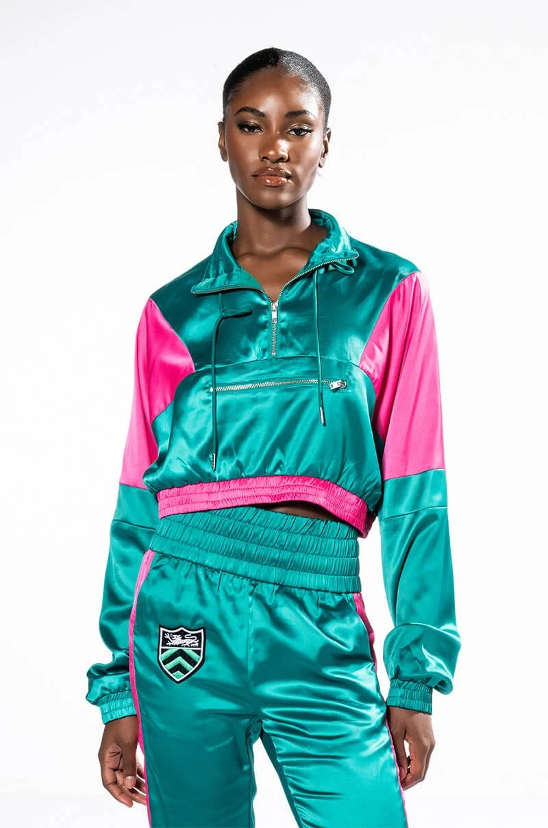 SUPERSONIC SATIN HALF ZIP PULLOVER 6 SUPERSONIC SATIN HALF ZIP PULLOVER - Image 4