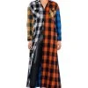 TEEN SPIRIT ULTRA LONG PLAID BUTTON DOWN 2 TEEN SPIRIT ULTRA LONG PLAID BUTTON DOWN -AKIRA pant-shop teen spirit ultra long plaid button down multi 1 1 c1