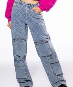 TIANNA RELAXED CARGO JEANS