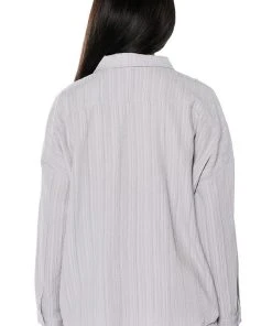 TIME TO RELAX BUTTON DOWN SHIRT 13 TIME TO RELAX BUTTON DOWN SHIRT -AKIRA pant-shop time to relax button down shirt light grey 6 6
