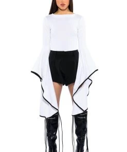 TRACY DRAMATIC SLEEVE BODYSUIT