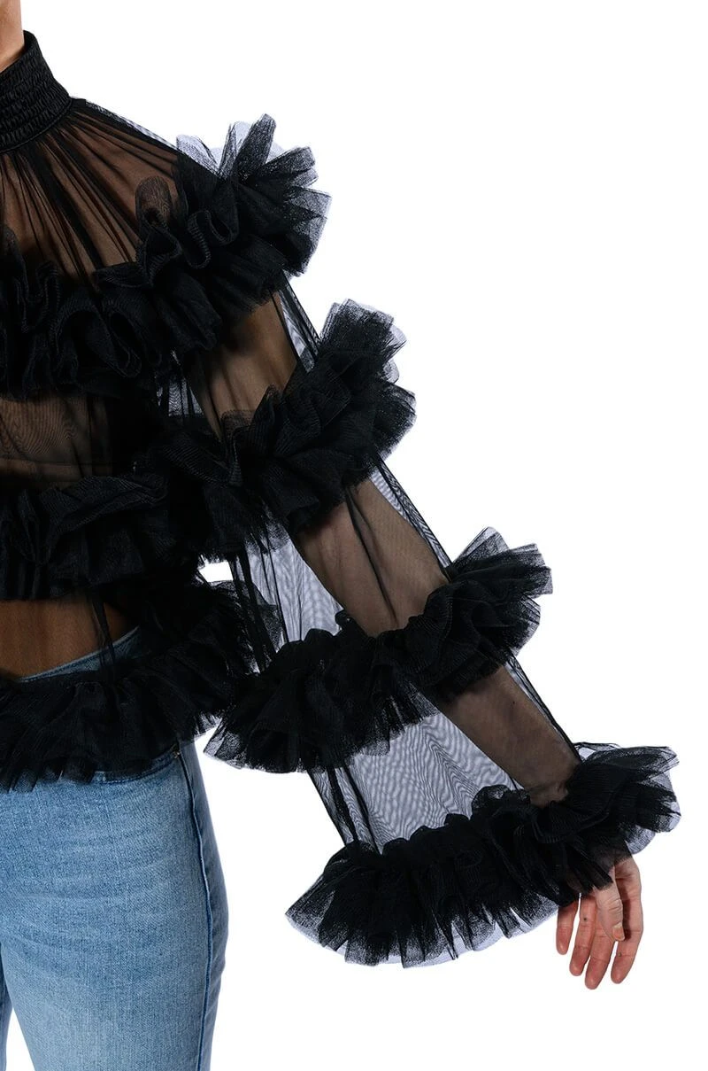 MULTI LAYER RUFFLES STATEMENT TOP 8 MULTI LAYER RUFFLES STATEMENT TOP - Image 6
