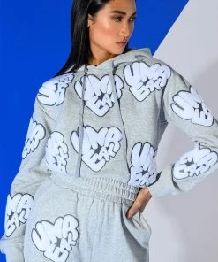 UNREAL HOODIE WITH PATCHES