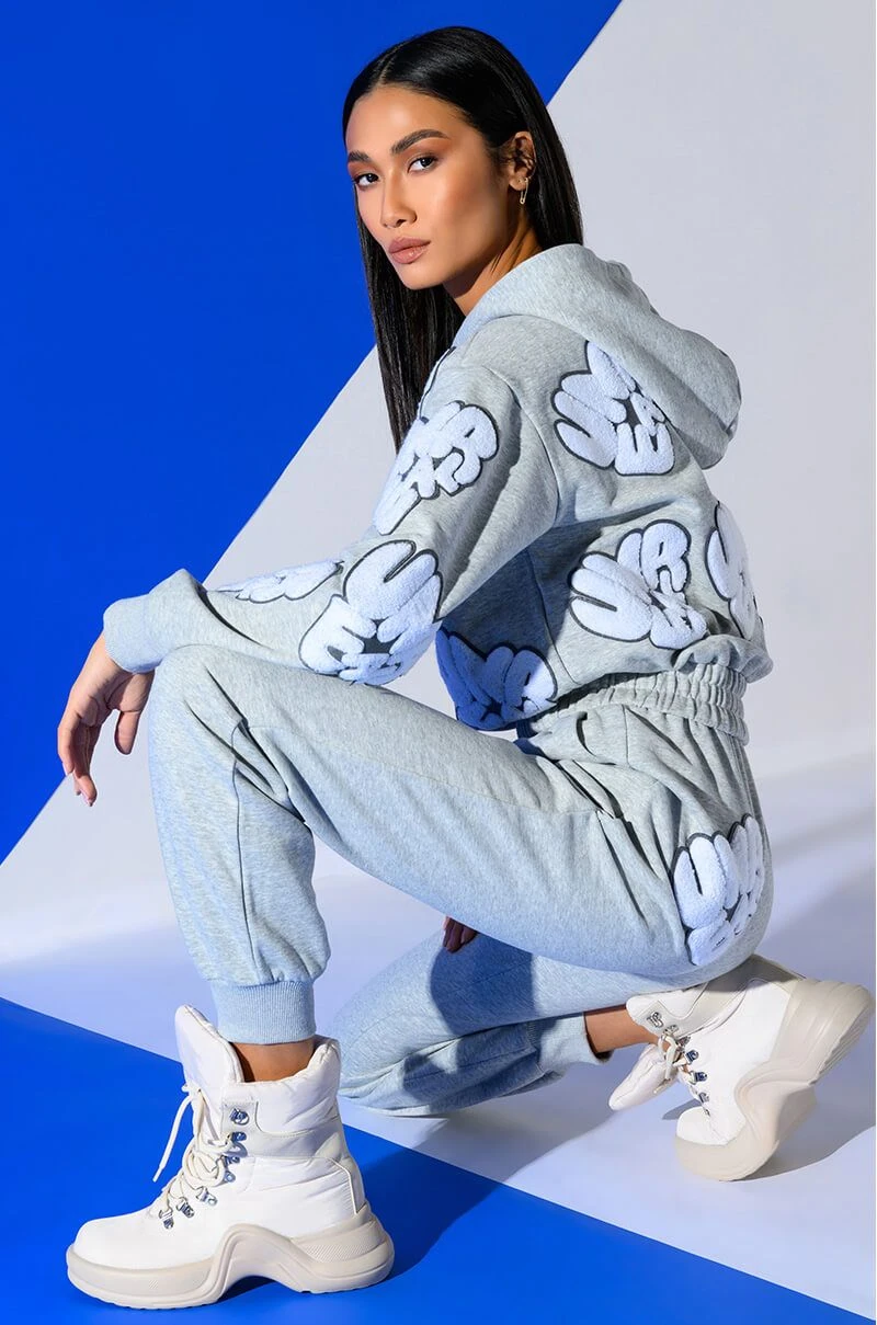 UNREAL HOODIE WITH PATCHES - Image 2