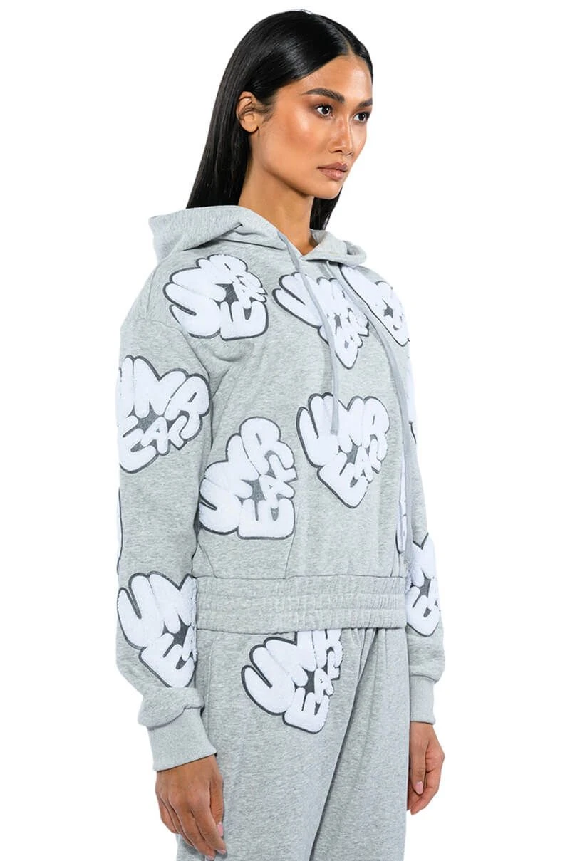 UNREAL HOODIE WITH PATCHES - Image 5