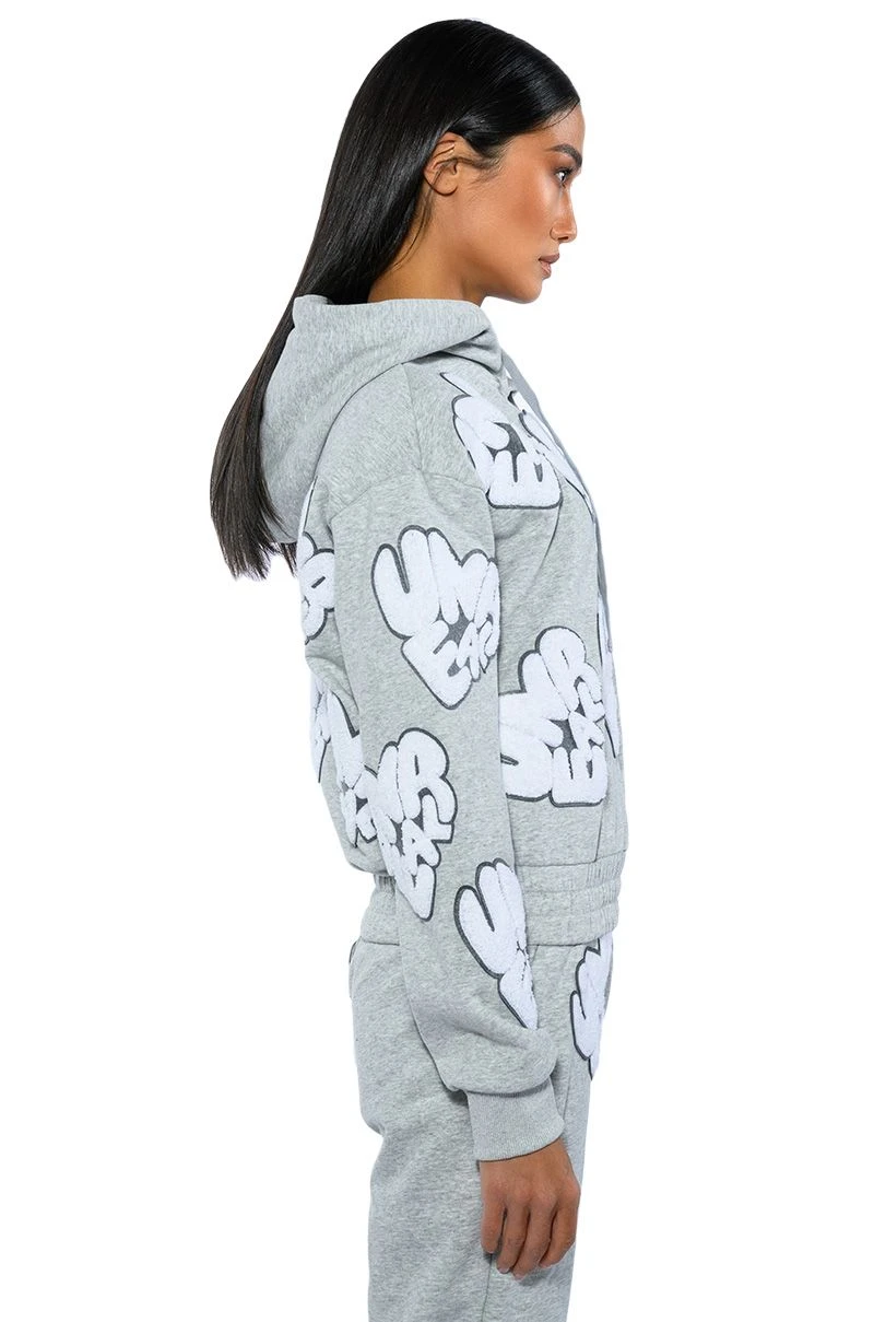 UNREAL HOODIE WITH PATCHES - Image 7
