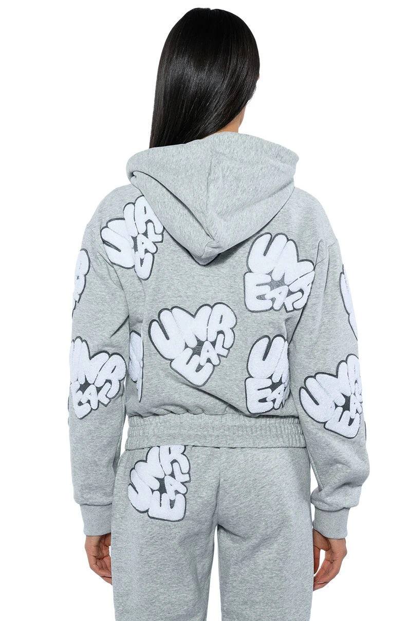 UNREAL HOODIE WITH PATCHES - Image 8