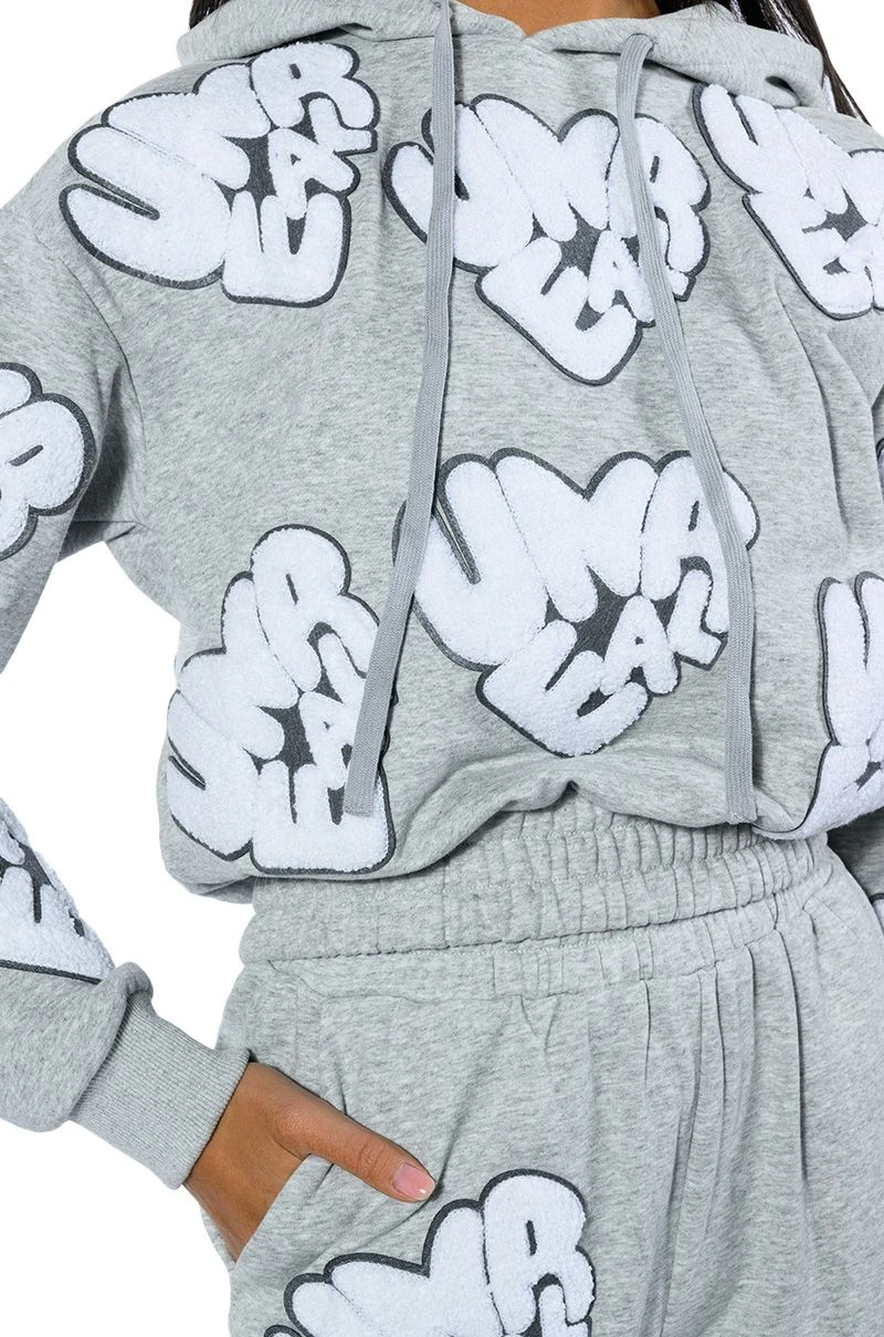 UNREAL HOODIE WITH PATCHES - Image 9