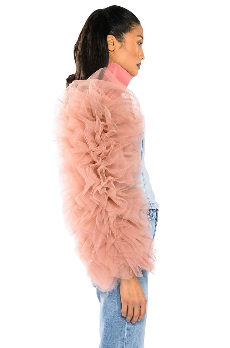 VIRGO RUFFLE SLEEVE LAYERING TOP - Image 6