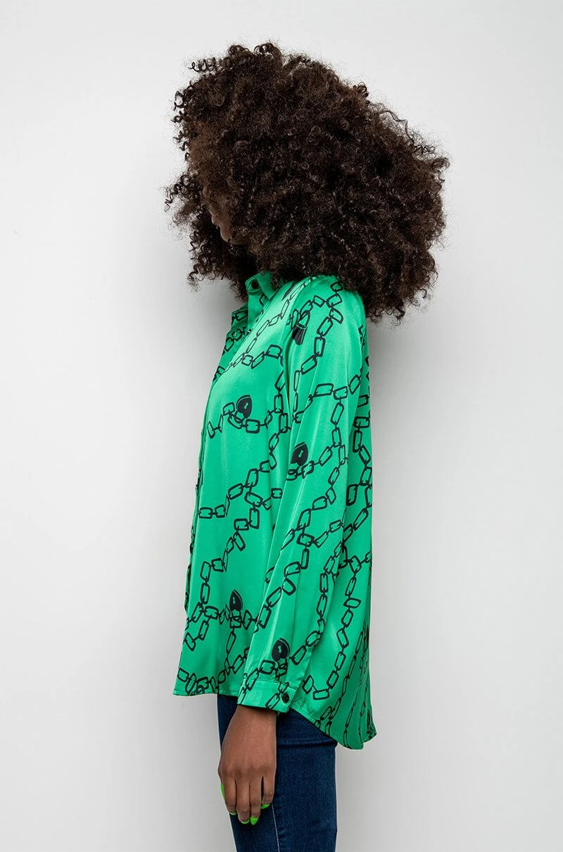 WHAT'S NEW BUTTON UP BLOUSE - Image 5