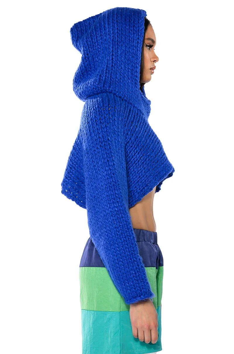 WILLA CROPPED HOODED SWEATER 6 WILLA CROPPED HOODED SWEATER - Image 5