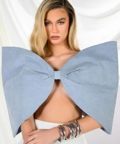 WRAP ME UP OVERSIZED BOW TOP